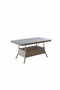 Hanah Home Conjunto de Jardín Rondi Crema y Marrón